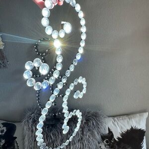 Z galleries Wall Hung Sparkly Diamond Candle sconces